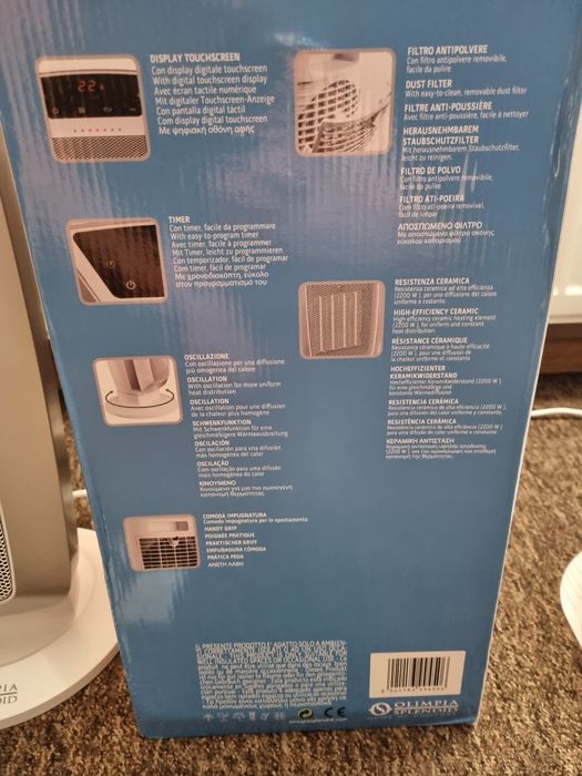 Termowentylator grzejnik farelka elektryczny na pilota