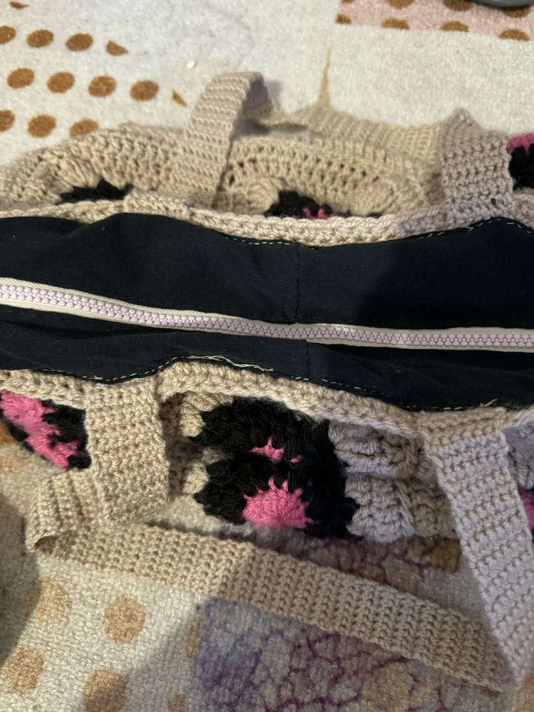 Torebka szydełkowa handmade