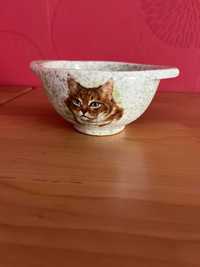 Miska ceramiczna dla kota