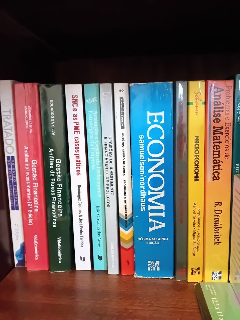 Livros do curso de gestão