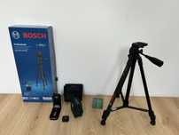 Laser krzyżowy Bosch GLL 2-15 G + statyw BT 150 ZESTAW, stan idealny