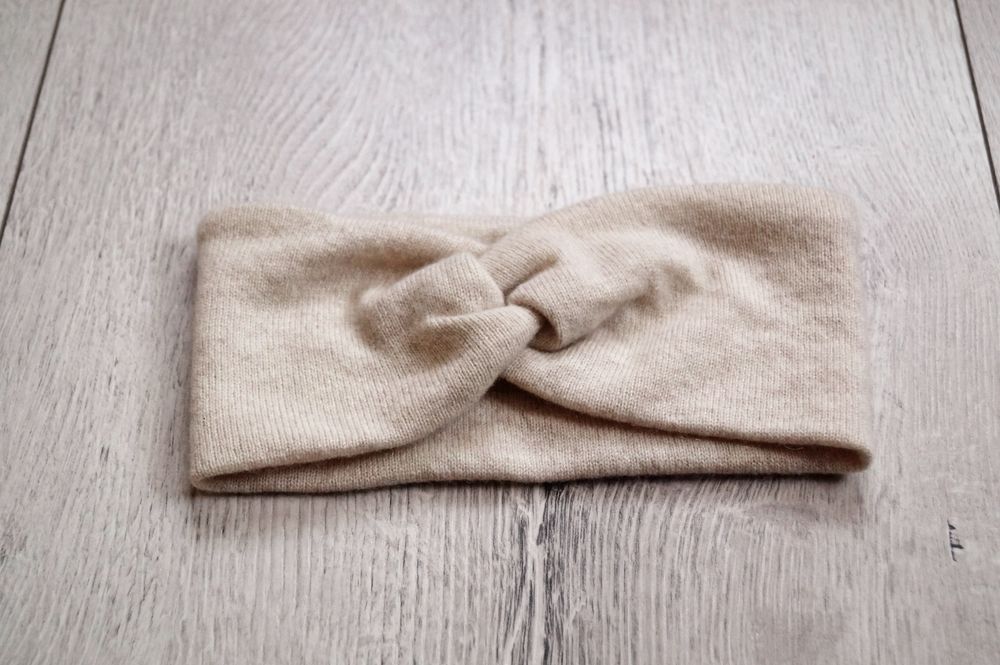 Opaska wełniana 100%, hand made damska/dziecięca