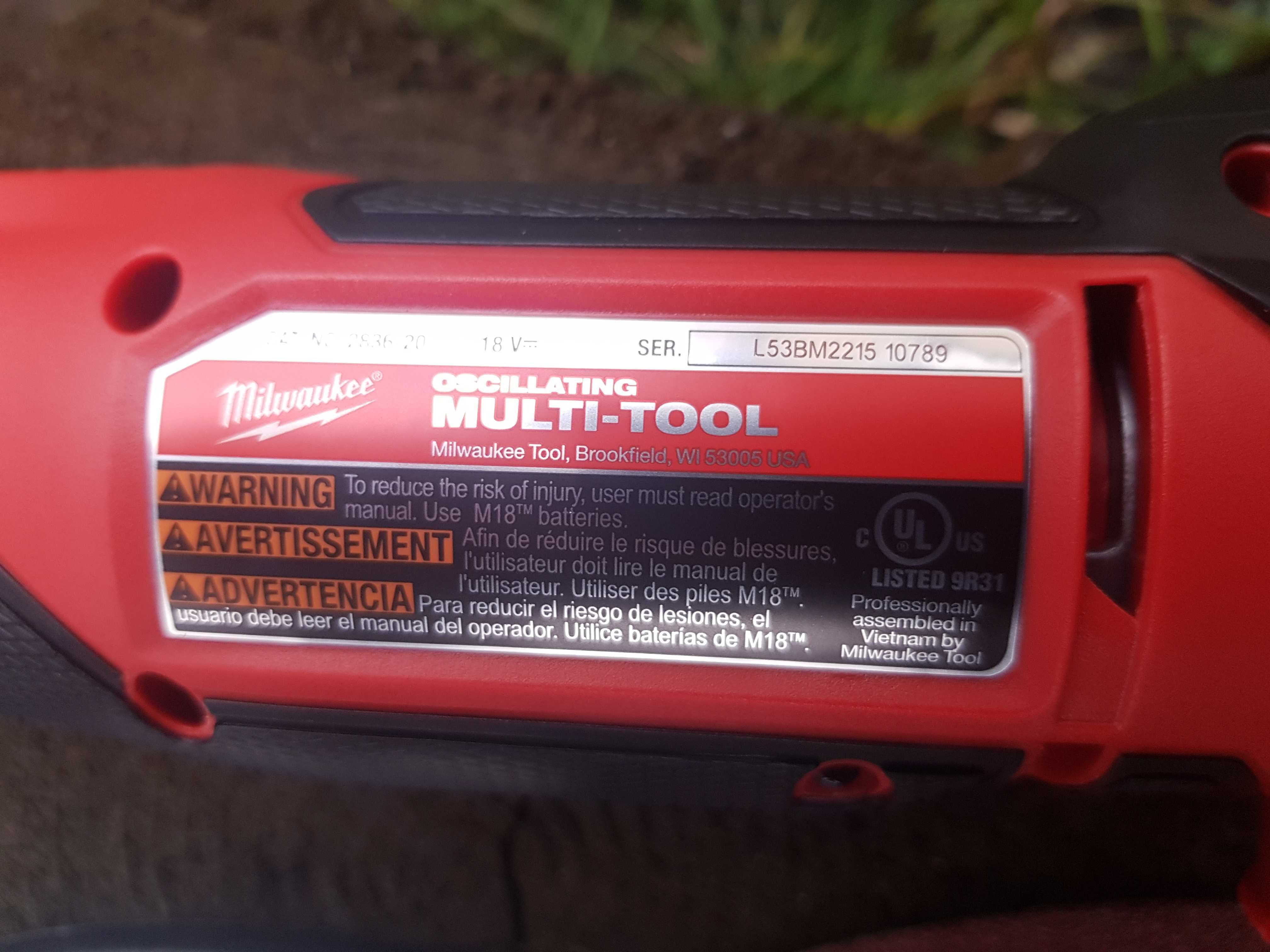 Реноватор, мультитул Milwaukee M18 2836-20 FUEL