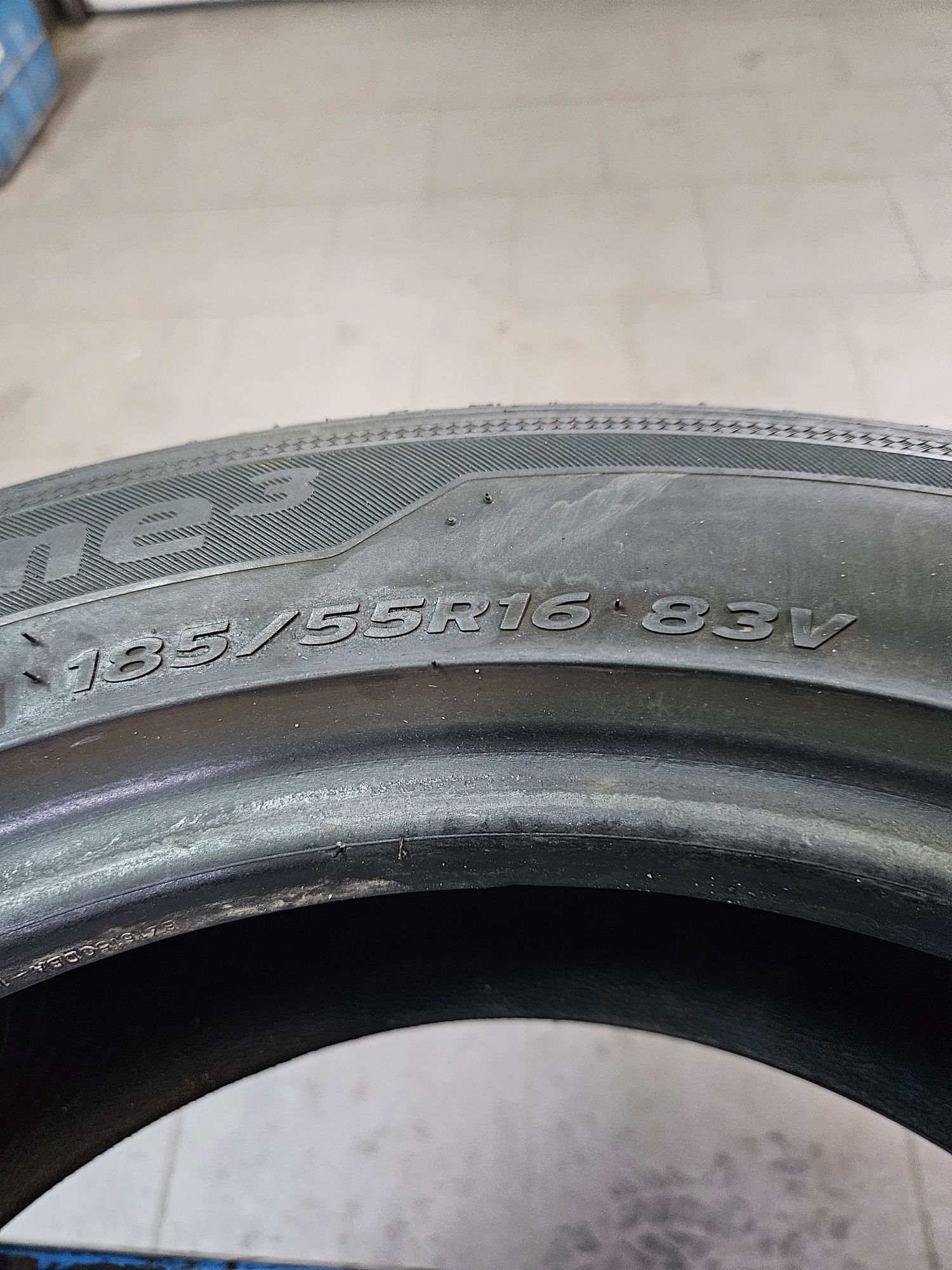 4szt lato 185/55-16 Hankook ~6.8mm