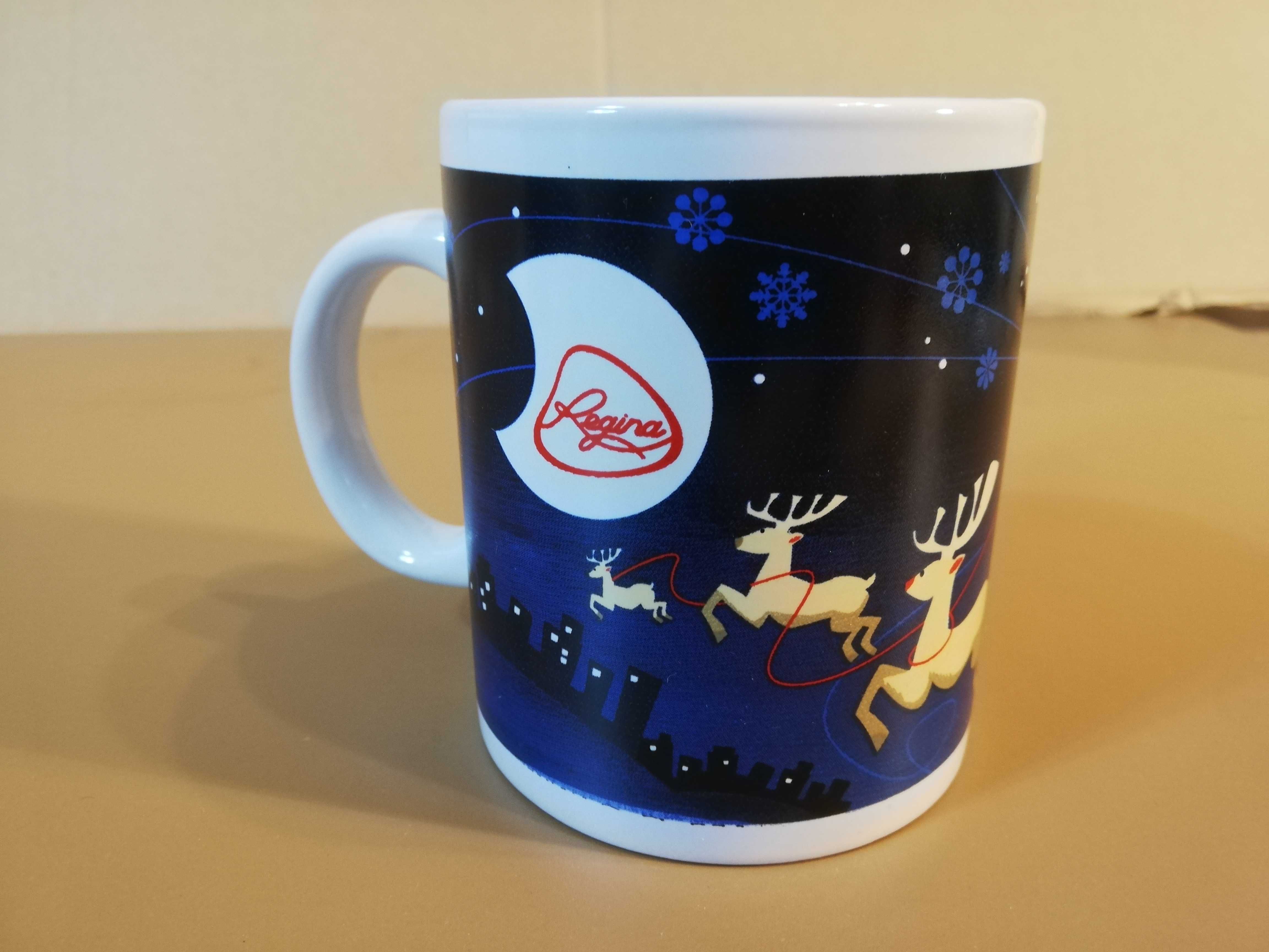 Caneca Chocolates Regina, Pai Natal no Trenó