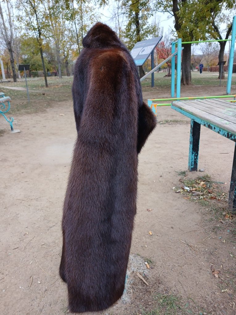 Норковый полушубок .