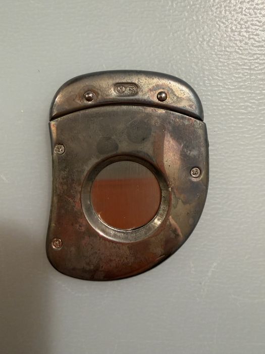 Corta Charutos em Prata Alemã