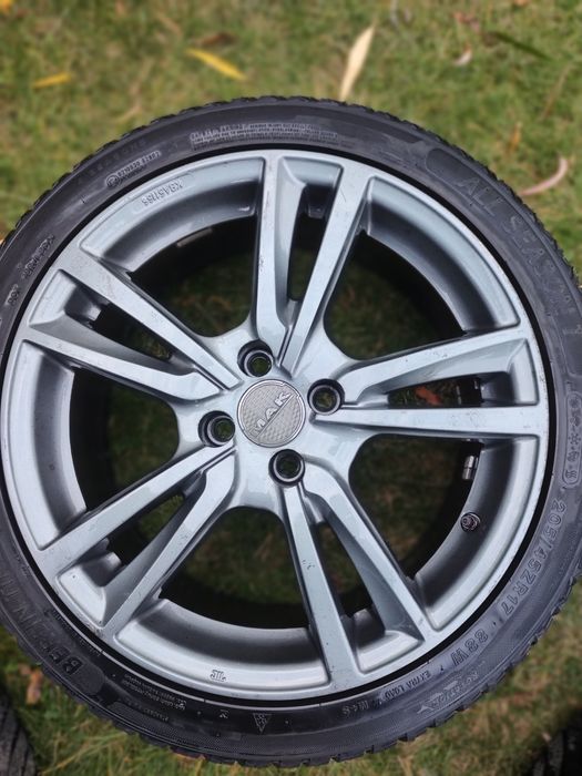 Alufelgi MAK 17 cali 4x100 opony zimowe REZERWACJA do 16.11 .25