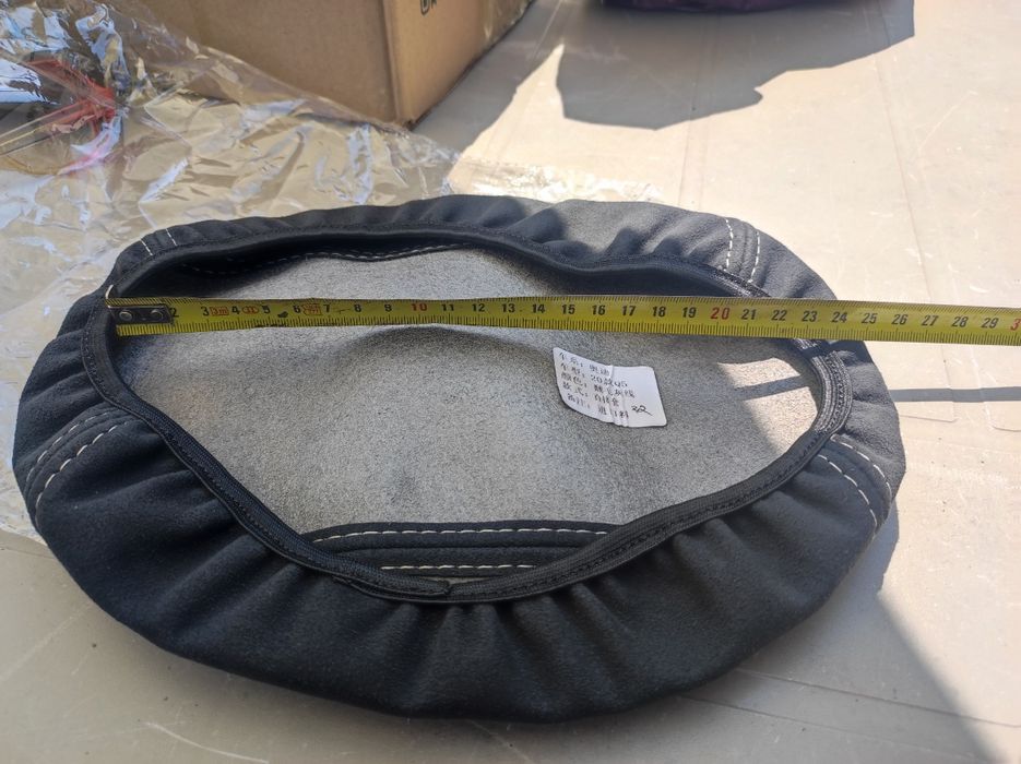 Накладка (чехол) з алькантари на підлокітник авто