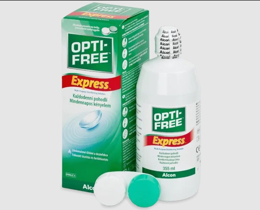 Розчини для лінз Opti-Free Express 120мл 355мл Opti-free pure moist