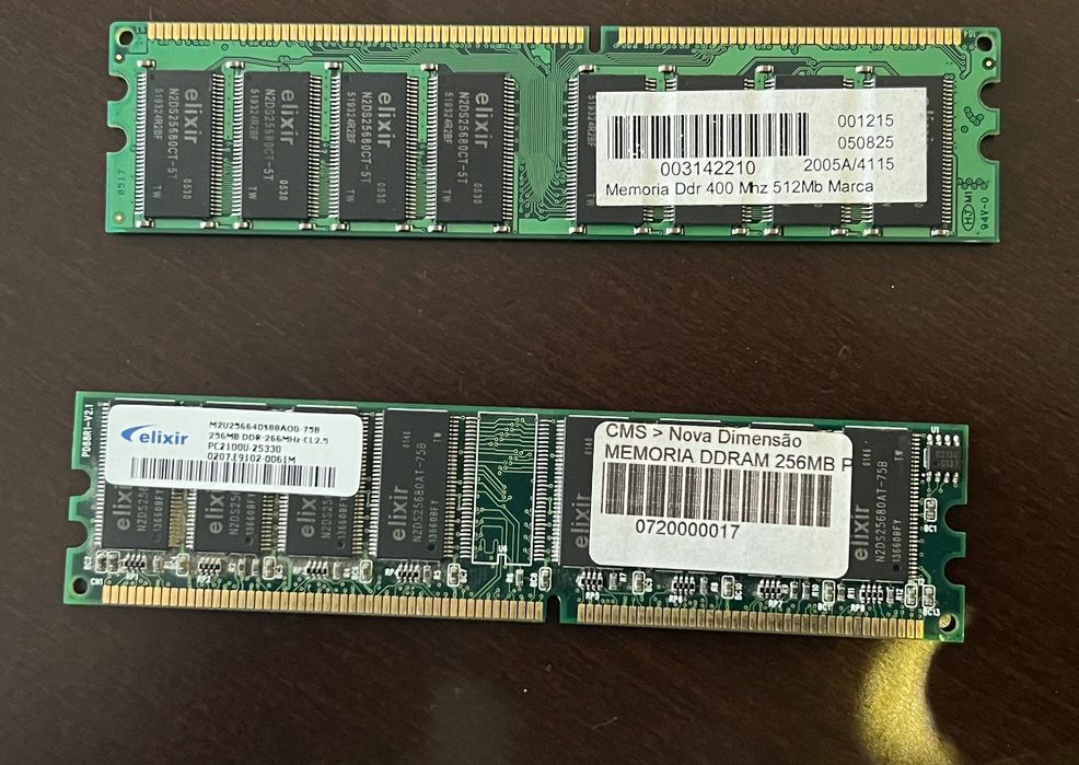 Placa de memória DDR