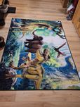 Dywan dziecięcy  z dinozaurami 133x190cm