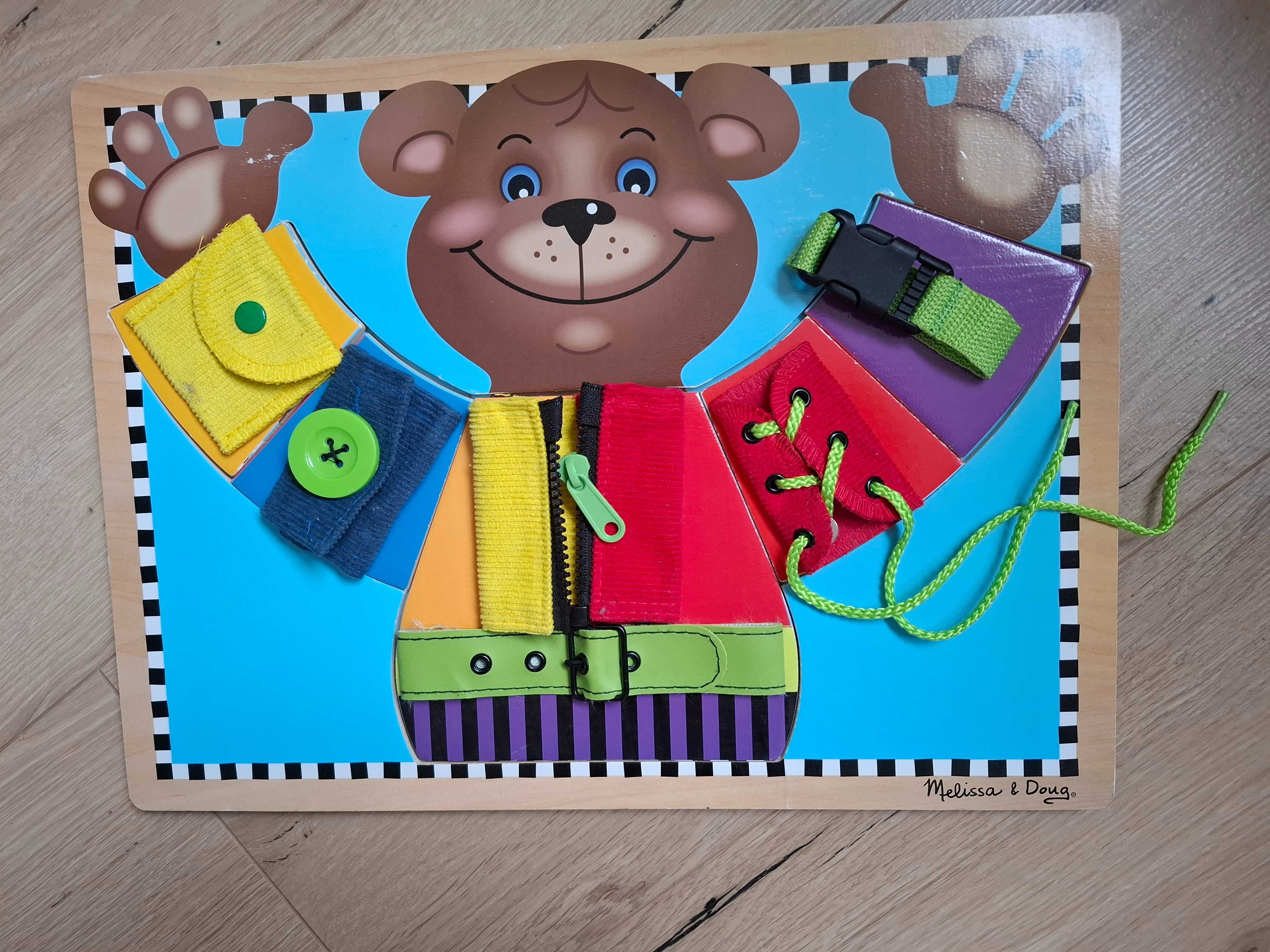 Tablica manipulacyjna Melissa &Doug Janod zabawka Montesori 2+