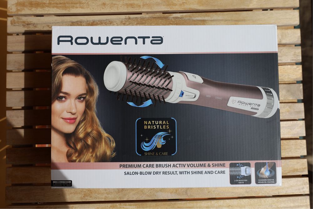 Modelador de Cabelo Rowenta Brush Activ Premium Care - Novo e selado