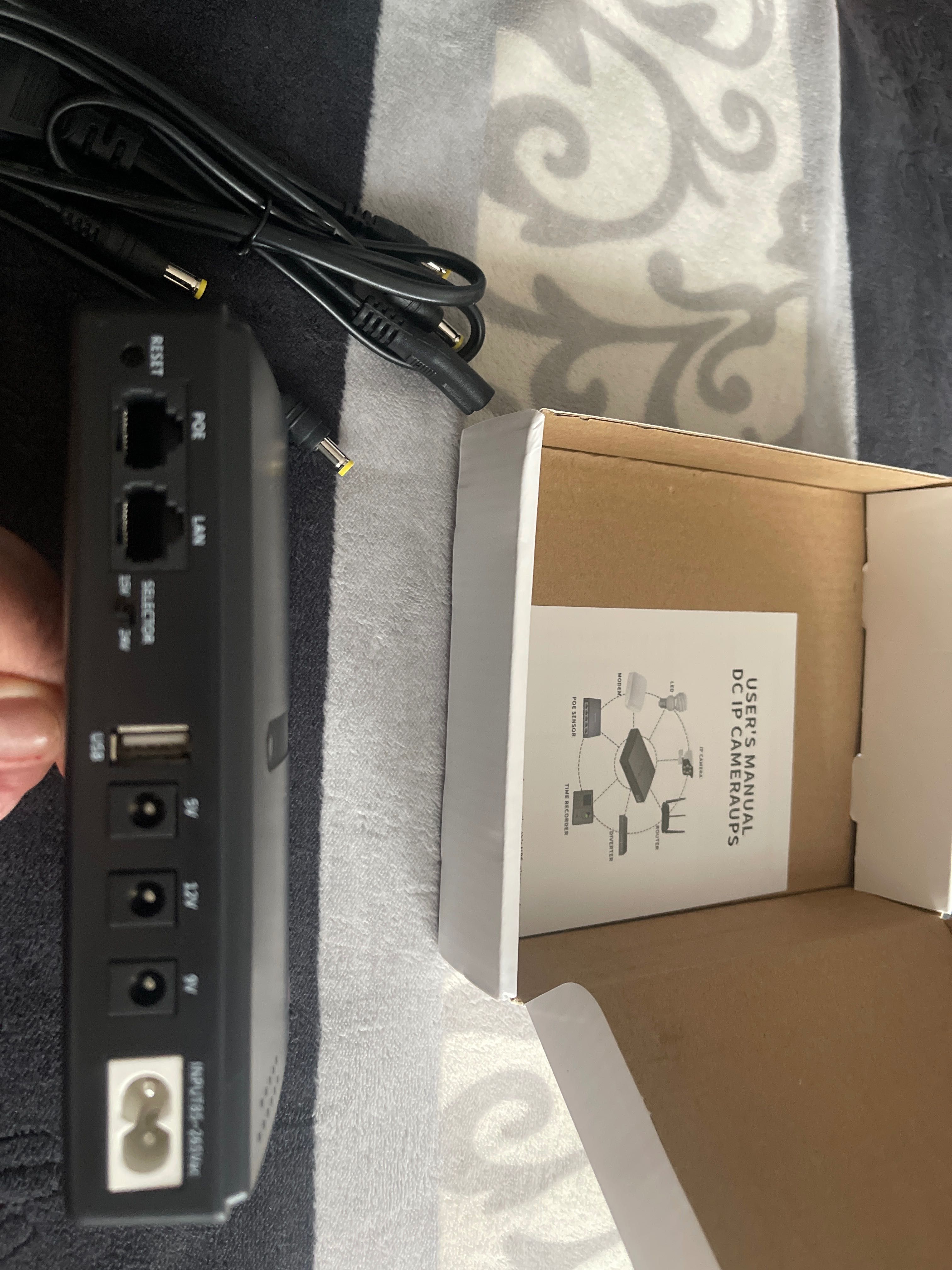 DC UPS Multifunctional network portable power bank ДБЖ для роутера
