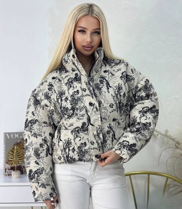 Жіноча куртка пуфер тепла