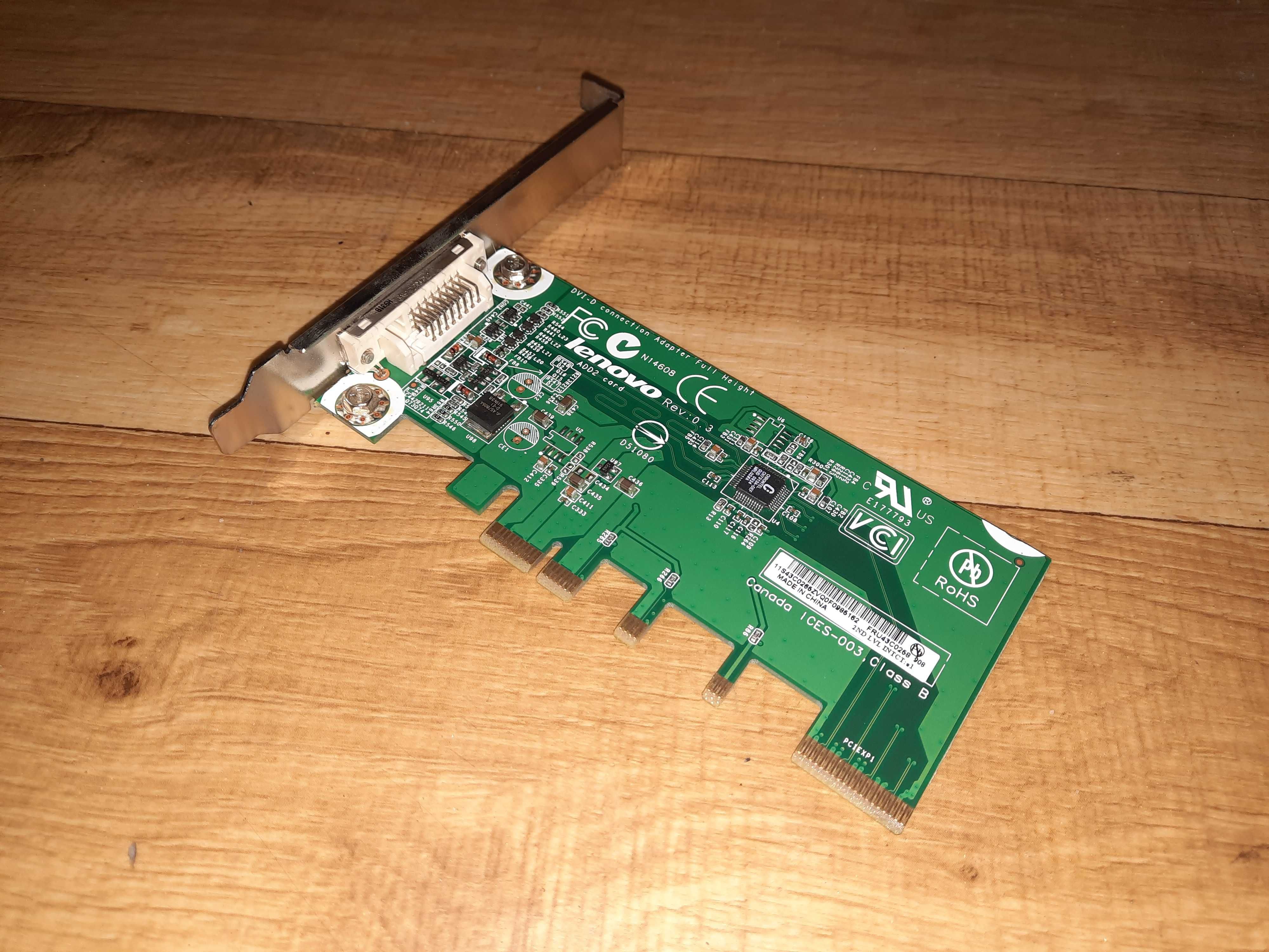 Lenovo ADD2 DVI-D karta rozszerzeń
