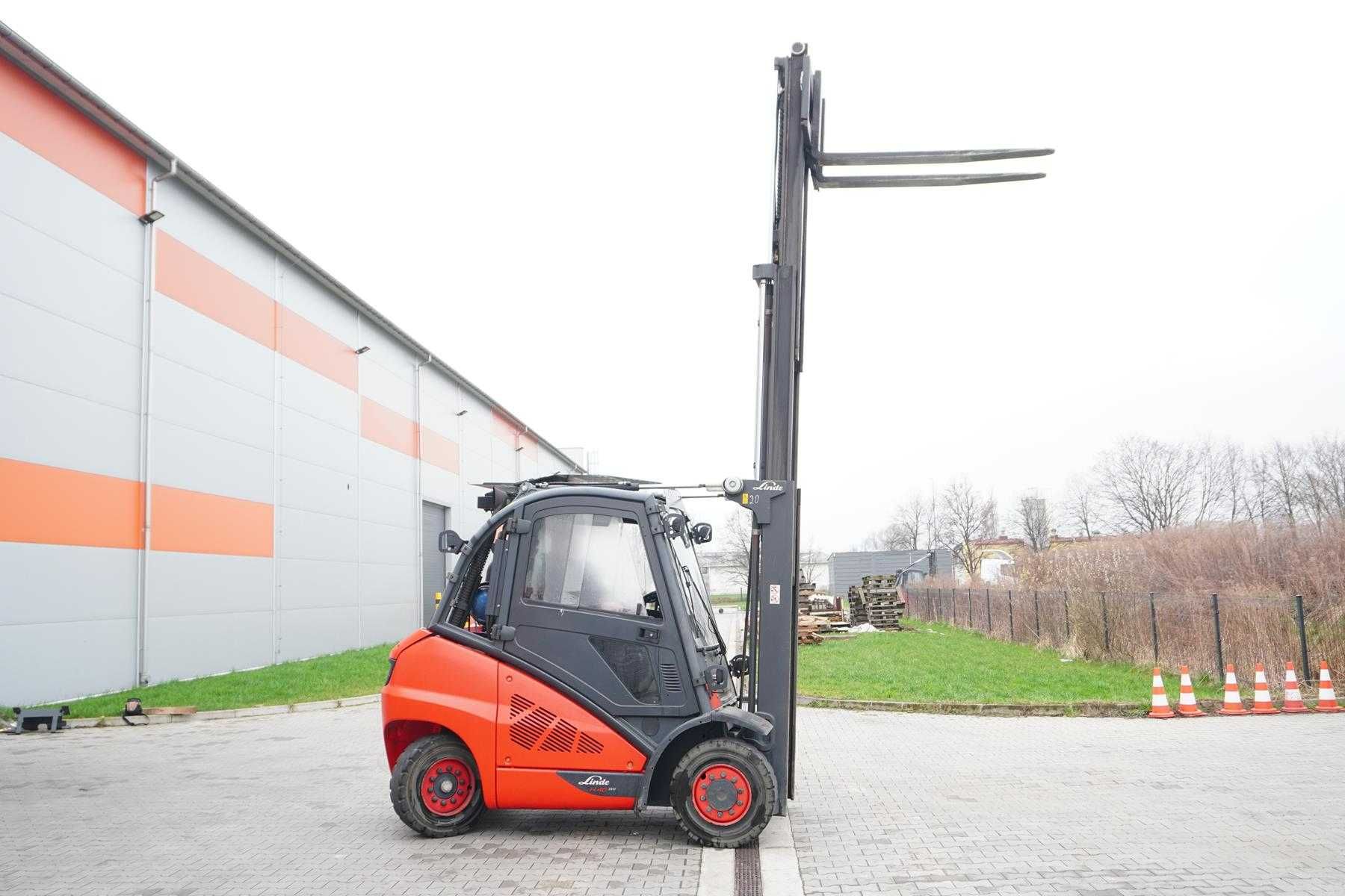 Linde H40T-02 EVO , Fotel obrotowy , klima , wolny skok , triplex