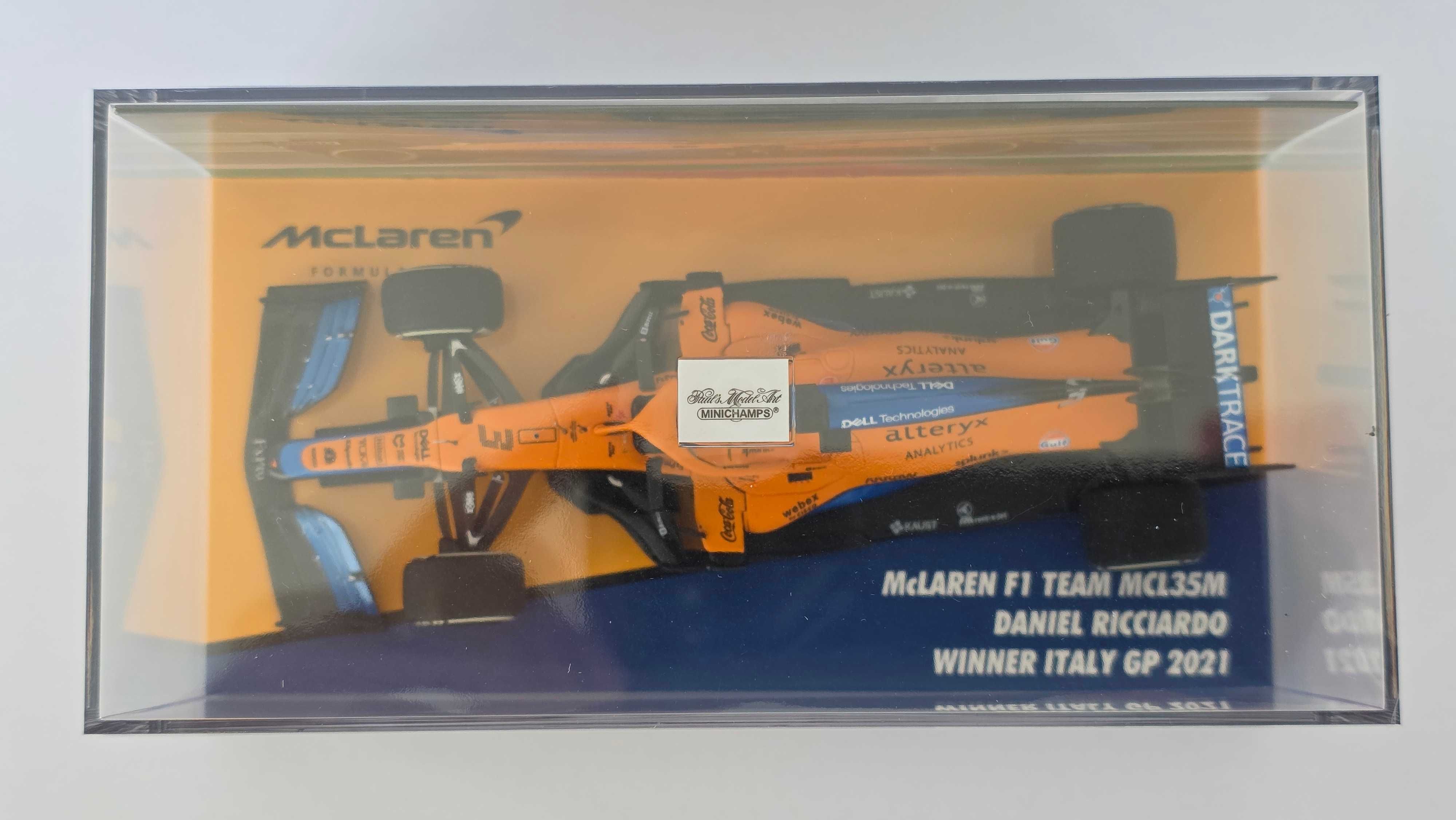 Minichamps F1 1:43 McLaren MCL35M #3 Ricciardo Vencedor GP Itália 2021