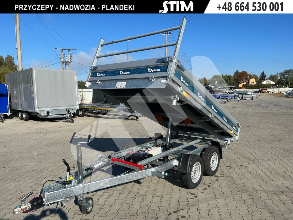 Cheval Liberte Debon PW 2.4 E  Nowa przyczepa, wywrot trzy strony, DMC 2600kg