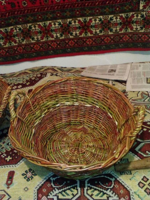 Кошик корзина з верби корзини для квітів декоративні корзини на пасху