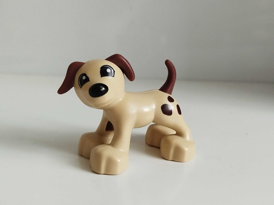 Lego Duplo zwierzęta - brązowy pies, piesek
