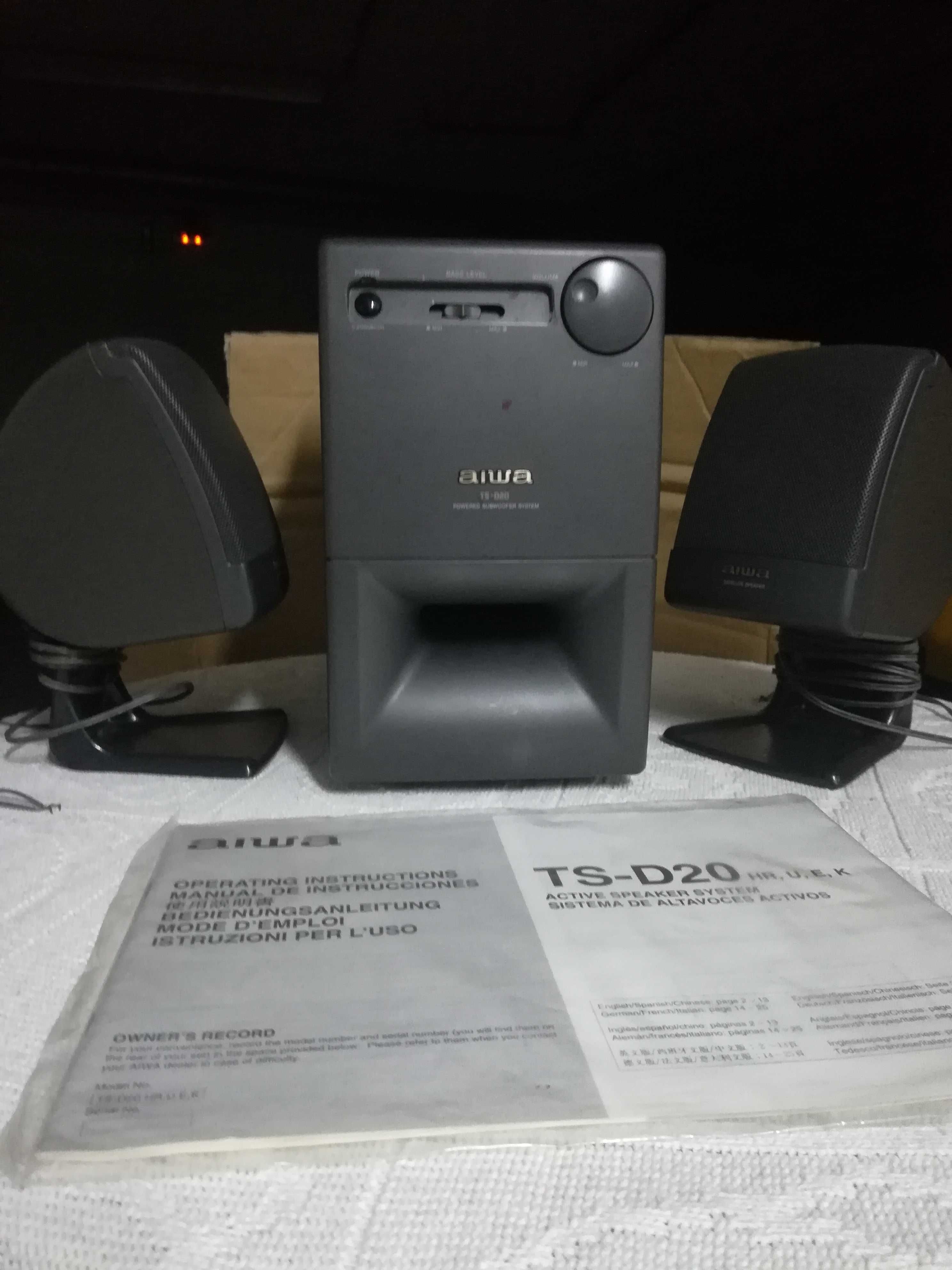 Active Speaker System AIWA TS-D20