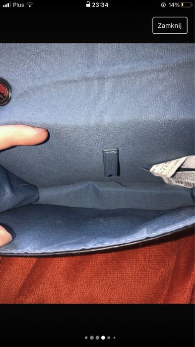 Niebieska torebka Bershka