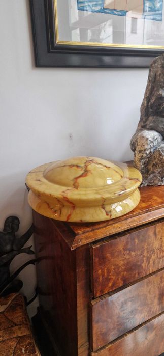 Ampla klosz marmurek plafon dekor antyk dekor design art deco