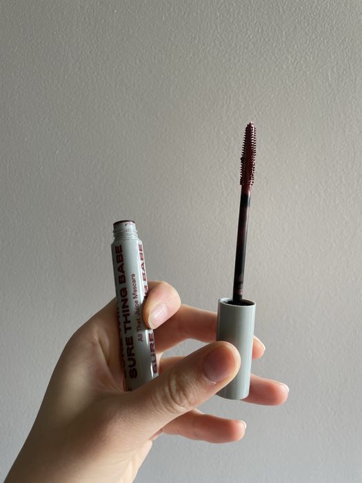 Tusz do rzęs kolor bordowy, eveline serum gratis