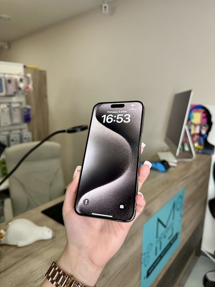 Iphone 15 Pro Max 1 Tb Natural Titanium Розстрочка Обмін Магазин