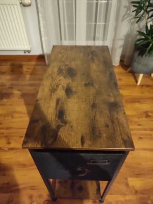 Stolik/ stolik nocny w stylu loft