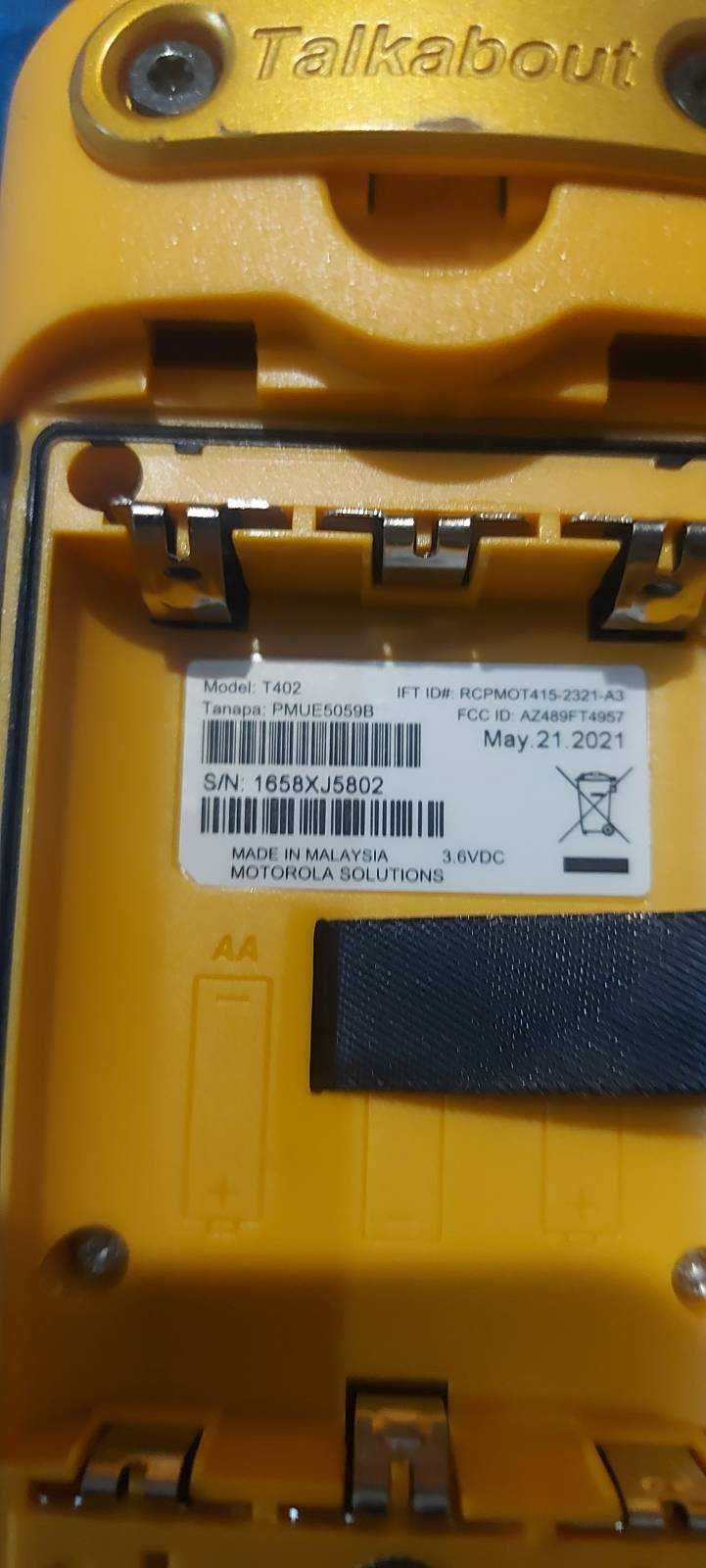 Рація Motorola T402 Talkabout Rechargeable