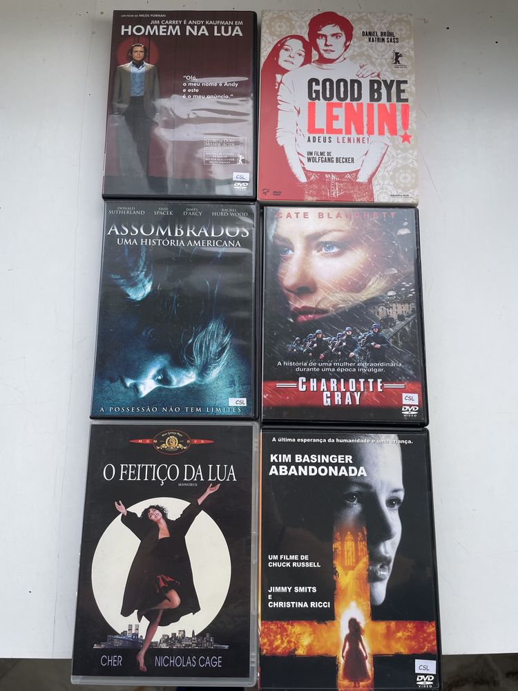 DVD’s originais como novos