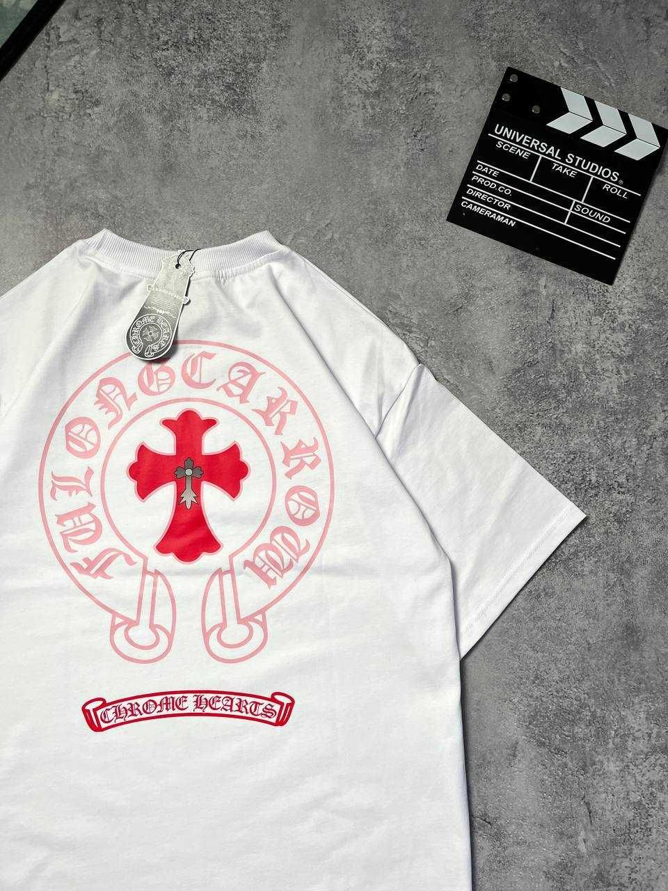 Біла Футболка Chrome Hearts з бірками (Хром Хартс)