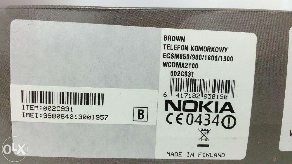 Fabrycznie NOWA Nokia N95 Made in Finland zakupiona w PL SIECI