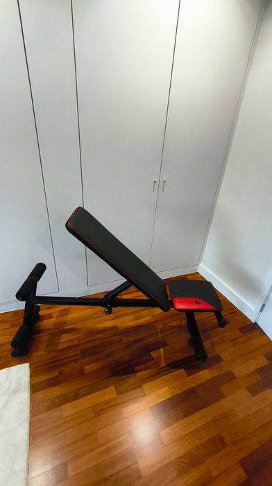 Kit de Musculação (barra, halteres, banco)