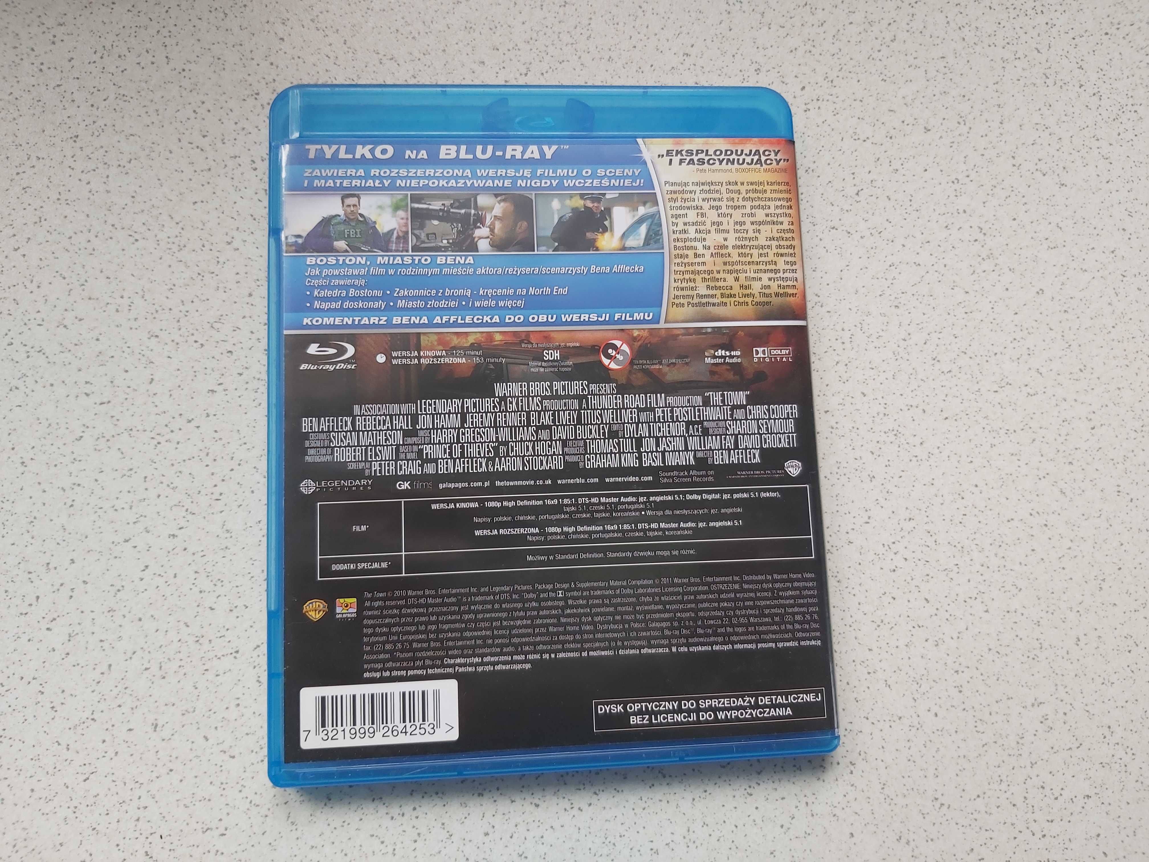 Film Blu-ray w MIASTO ZŁODZIEI Lektor PL