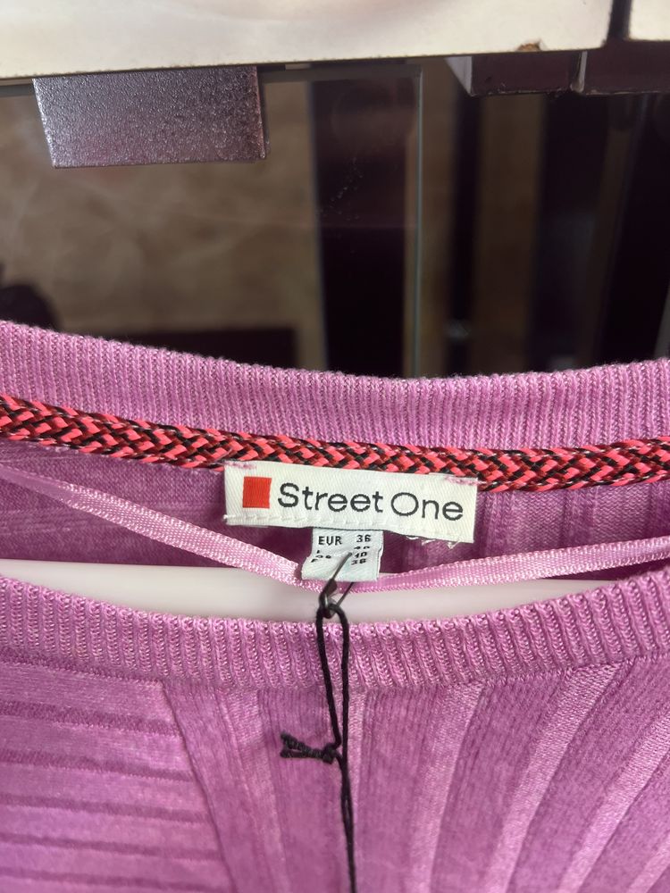 Super wiosenny sweterek elastyczny nietoperz oversize