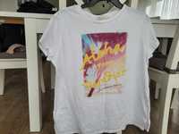 Bluzka koszulka t-shirt H&M L.O.G.G 36 S oversize bdb