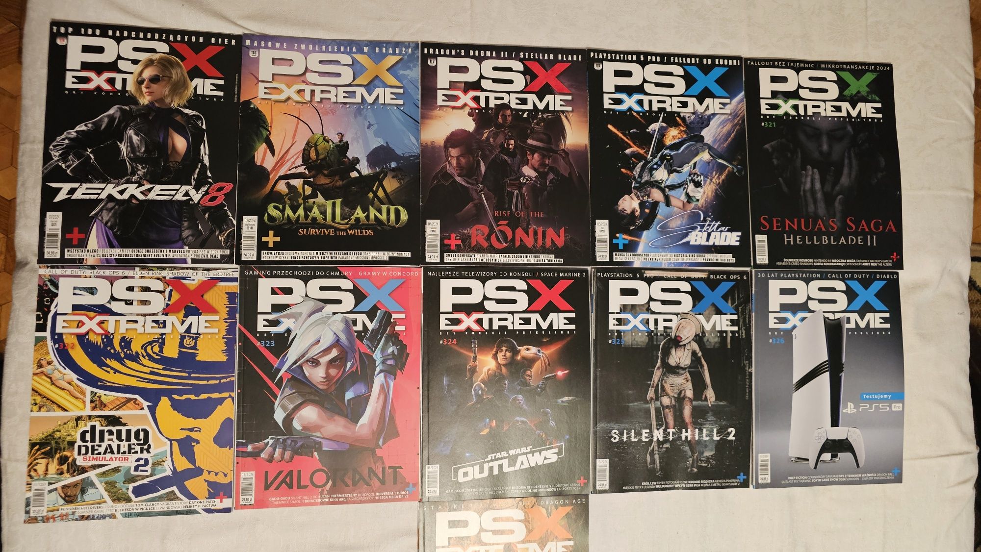 Pełen rocznki gazety Psx Extreme nr. 317 do 327 / 2024 rok . Polecam.