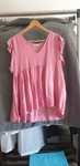 Blusa acetinada rosa