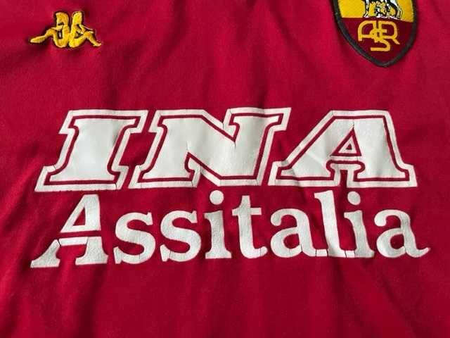 Koszulka piłkarska AS Roma retro Kappa L młodzieżowa
