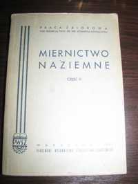 książka pt. Miernictwo naziemne" część III