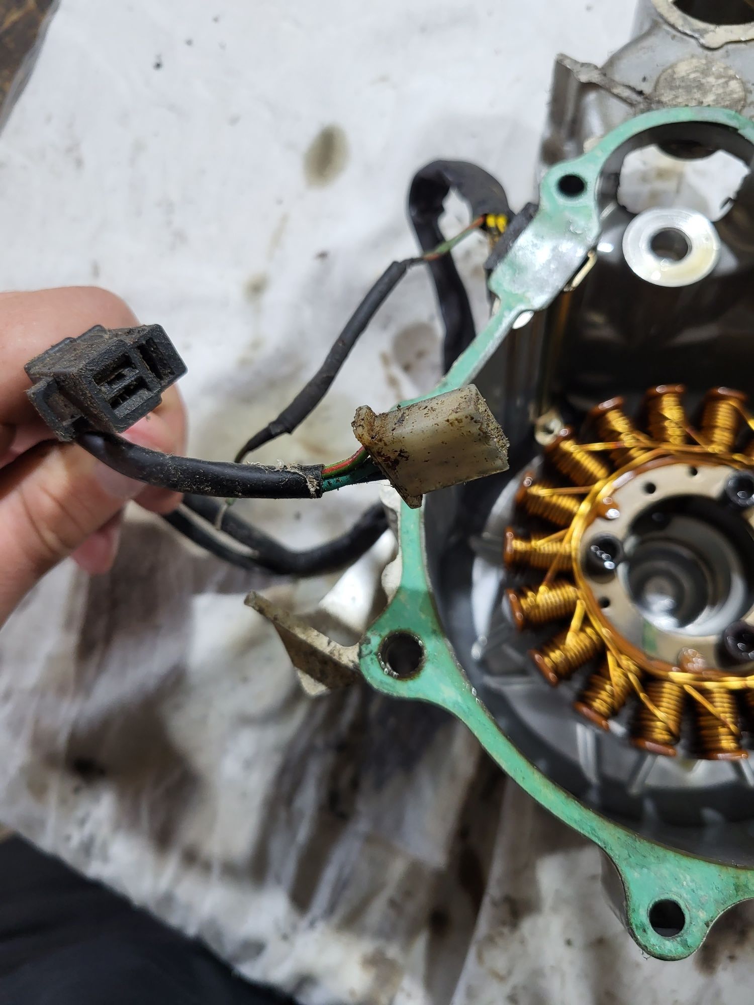 Honda xlr clr 125 alternator elektrownia stojan