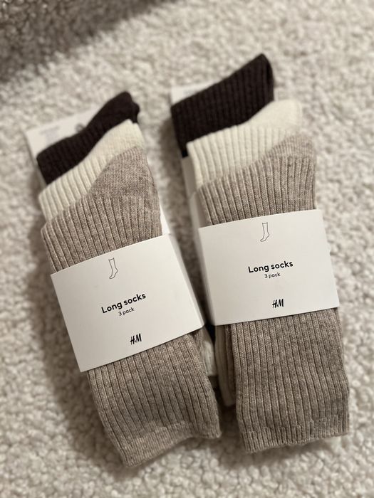 Набір довгих шкарпеток h&m з м’якої теплої суміші вовни