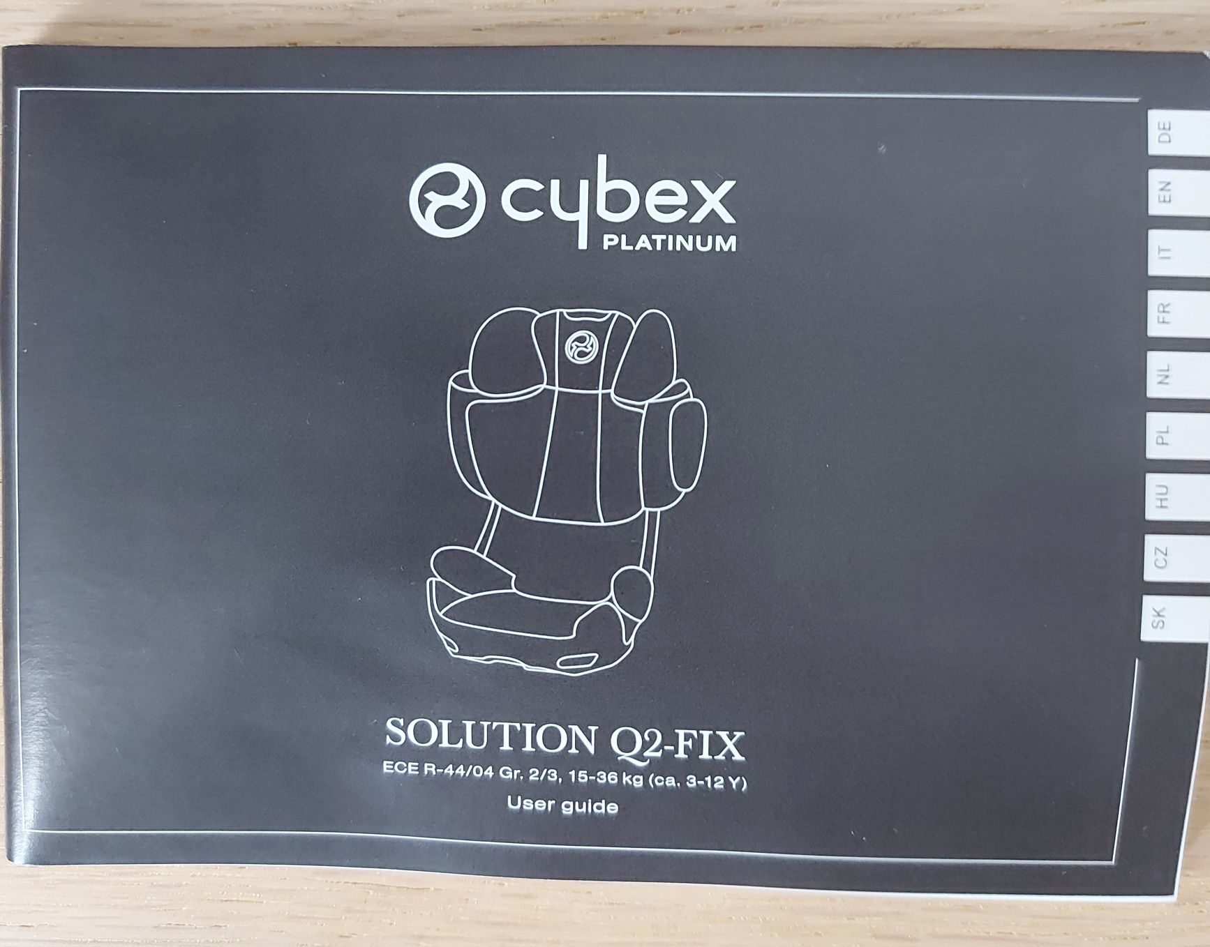 Fotelik Cybex Solution Q2-fix | isofix | 15-36 kg