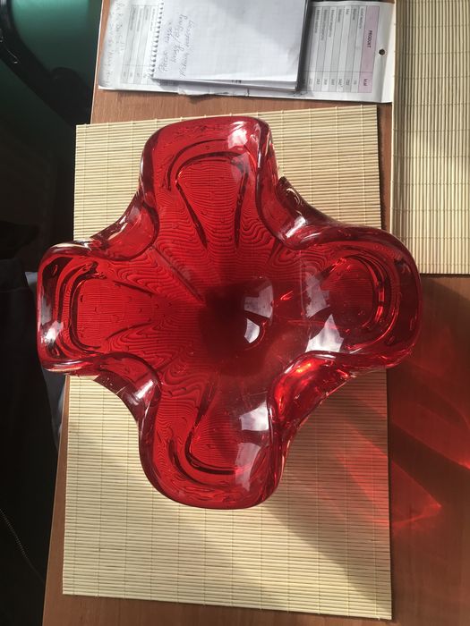 Red Murano Bubble