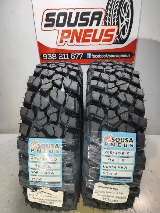 2 pneus novos Nortenha 205/70R15 96Q Oferta dos Portes