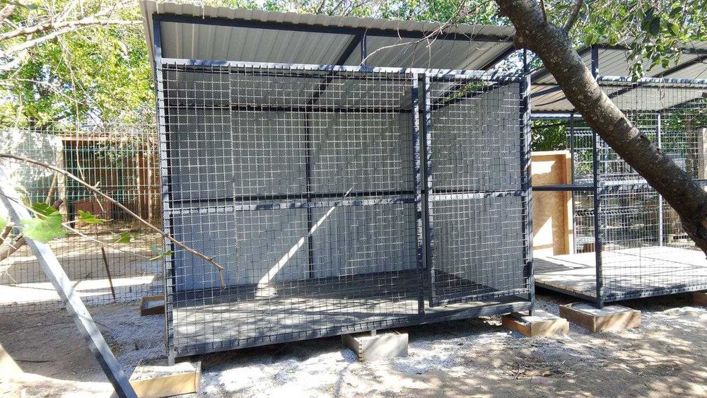 Изготовление  и монтаж вальеров, монтаж вальеров со сварной сетки